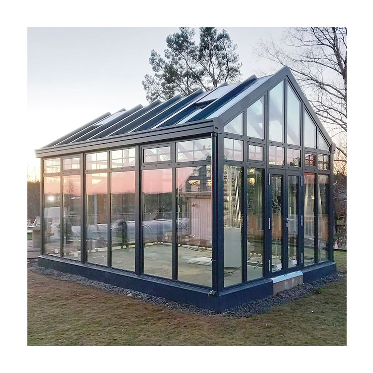 Malaysia Clearview 4 Mùa Ngoài Trời Đôi Low-e Tempered Glass Phòng Victoria Solarium Sunroom