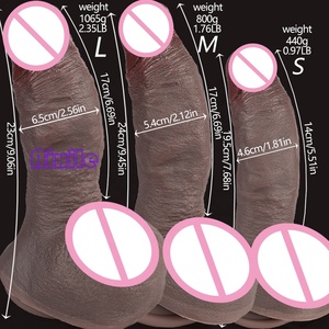Dildo réaliste de grande taille avec ventouse puissante pour hommes et femmes, jouets sexuels pour adultes, stimulation du point G et anale. - Product Image 6