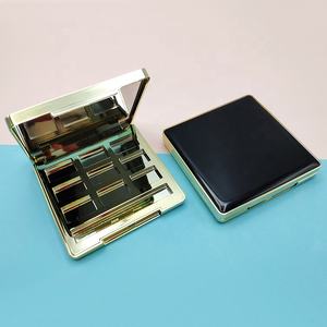 大きな豪華なデザイン9色空の正方形のアイシャドウパレット鏡付きプラスチックアイシャドウコンテナ化粧品包装ケース - Product Image 4