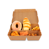 Boîtes de poulet en papier kraft écologiques: emballage de qualité supérieure pour vos frites juteuses de poulet délicieux contenants à emporter