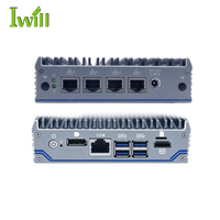 Sistema Barebone de Mini PC N1041 J4125 con Firewall VPN Personalizado para Seguridad de Redes Industriales