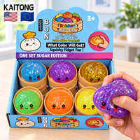 KAITONG Combo de jouets anti-stress à montée lente géants avec logo personnalisé pour le soulagement du stress, jouets à presser Squishies et Squishies en forme de dumpling