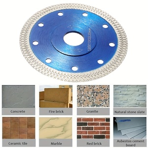 Disque de coupe industriel diamanté 125 mm avec revêtement Ti, prêt à l'emploi, OEM, pour carrelage en porcelaine – Lame de scie multifonctionnelle à pressage à chaud - Product Image 5