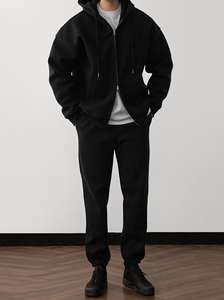 Conjunto Deportivo Holgado <span class=keywords><strong>con</strong></span> Sudadera <span class=keywords><strong>con</strong></span> <span class=keywords><strong>Capucha</strong></span> Bordada en 3D y Estampado Moderno para Comercio Exterior Transfronterizo en <span class=keywords><strong>Shein</strong></span> y Amazon - Product Image 6