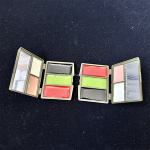 Sản Phẩm Mới Rừng Phiêu Lưu Trại Lĩnh vực Đào Tạo Mặt Sơn Palette 5 Màu Sắc Màu Đen Màu Xanh Lá Cây Nâu Da Màu Nâu Cơ Thể Sơn Kit - Product Image 4