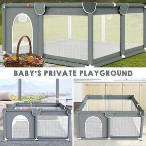 Recinto Protettivo Luminoso per Bambini, Barriera di Sicurezza per Neonati, Recinzione per Bambini, Box per Bambini per Interni, Parco Giochi per Neonati - Product Image 6