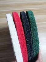 Tampon de polissage et de cirage de haute qualité 17 pouces rouge pour le nettoyage et le cirage des sols commerciaux et domestiques, acceptant les commandes OEM et ODM