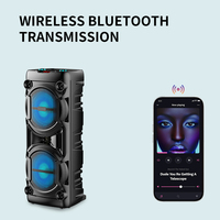 Haut-parleur portable professionnel sans fil 5.0, étanche IPX7, 20H d'autonomie, basses riches, pour extérieur et voyage, mini, RGB, plastique, AUX, batterie
