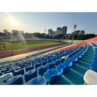 Solution de sièges de stade en plastique soufflé HDPE personnalisables pour installations sportives et de divertissement, adaptés aux espaces publics intérieurs et extérieurs