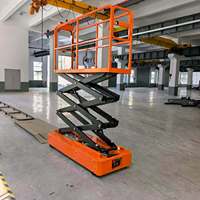 Plateforme élévatrice à ciseaux électrique mobile pour la cueillette des fruits en verger, la récolte agricole, les travaux en hauteur, élévateur hydraulique à batterie