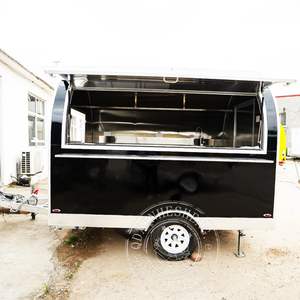 Voll ausgestatteter Eis wagen mit vollem Küchen anhänger Fast Food Trailer mobiler Straßen lebensmittel wagen - Product Image 2