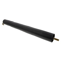 Kit de rayonnage à rouleaux en métal noir thermolaqué avec supports réglables à fentes pour tondeuse autoportée à braquage zéro, large couverture