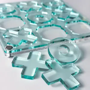 Découpé au laser Tic Tac Toe acrylique modèle puzzle enfants jeu - Product Image 3