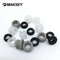 Bouchon en caoutchouc silicone MAKSEY, bouchon de trou traversant, bouchon d'étanchéité, passe-fils rond en silicone, boucle anti-poussière, bouchon en caoutchouc