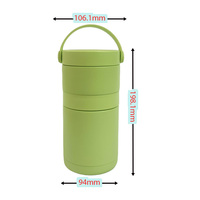 Boîte à lunch thermique portable en acier inoxydable 304 pour adultes Conteneur alimentaire Bento isolé sous vide avec fonction chauffante
