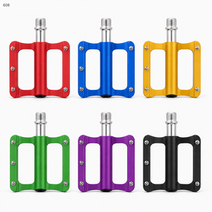 OEM Custom Lightweight MTB Pedals CNC Aluminum Flat Bicycle Pedal Sealed Bearing Mountain Bike Blue Green Red - Product Image 1