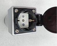 Adaptateur de charge pour véhicule électrique IEC 62196 Type 2 mâle vers prise Schuko, adaptateur de décharge de station 16A pour vélo électrique et scooter, adaptateur P2L