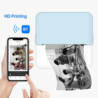 Printer Label Thermal Genggam Nirkabel Digital Yuniq Bt Wifi Mini Saku X6 Stok Kertas 58mm Tanpa Tinta