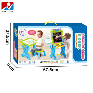 二合一儿童学习桌塑料儿童画板支架 - Product Image 5