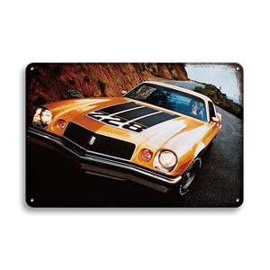 Chất Lượng Cao Cổ Điển Trang Trí Kim Loại Tin Dấu Hiệu Dập Nổi Men Kim Loại Tin Tấm Nhà Để Xe Áp phích Dầu Retro Mảng Bám Xe Máy Xe - Product Image 5