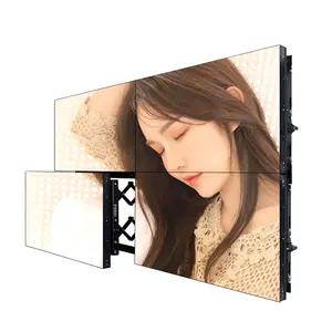 Video display lcd per parete pubblicitario 3x3 4k video wall schermo pubblicitario lcd
