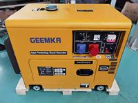 Geräuscharmer 2kW Dieselgenerator mit Elektrostart Stromaggregat 50Hz 60Hz Einphasiger Generator 2kW 3kVA Kleiner Dieselgenerator
