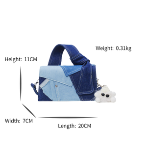 2026 new denim <b>bag</b> lightweight handbag fashionable women's <b>crossbody</b> <b>bag</b> - Product Image 6