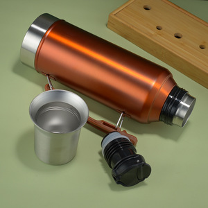 Échantillon gratuit 1000ML Thermos Yerba <span class=keywords><strong>Mate</strong></span> argentin Adventure Go Gobelet de voyage isolé sous vide en acier inoxydable avec Bombilla - Product Image 6