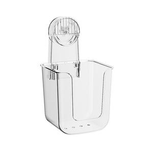 Jia Baishi – boîte à mouchoirs transparente à fixer au mur, organisateur de rangement rectangulaire durable pour salle de bain, pour toilettes et lingettes humides - Product Image 1