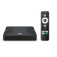 Boîtier TV P1 le moins cher de 2026, Quad Core Hi3798, Boîtier TV intelligent 4K, WiFi double bande, télécommande vocale, Android 15, Décodeur P1