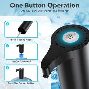 Distributeurs d'eau portables électriques automatiques miniatures pour bouteilles en plastique de 20 litres (5 gallons) USB – Idéal pour la maison et les appareils électroménagers - Product Image 3