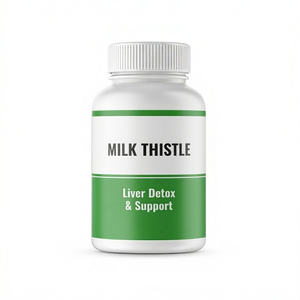 Comprimés de Chardon-Marie 800mg Soutien Détoxifiant Hépatique 30/90/120 Comprimés Complément Alimentaire Naturel à Base de Plantes - Product Image 1