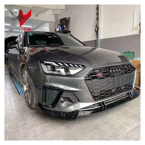 A4L Lèvre avant anti-collision de haute qualité pour <span class=keywords><strong>Audi</strong></span> <span class=keywords><strong>A4</strong></span> A4L B9 2020 2021 sous la plaque de protection lèvre avant aspect carbone <span class=keywords><strong>a4</strong></span> lèvre avant - Product Image 2