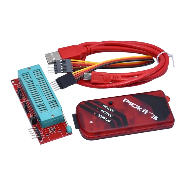 PICKit2 PICKit3 PICKit3.5 Programmer Debugger Emulator + Universal Programming Adapter Seat for PIC MCU