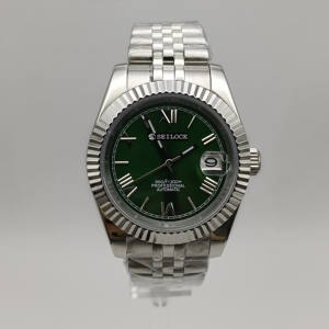 Reloj Mecánico SEILOCE Personalizado, Sumergible 5 BAR, Acero Inoxidable 904L, Cristal de Zafiro, Movimiento Automático Japonés NH35, Esfera Romana Luminosa - Product Image 3