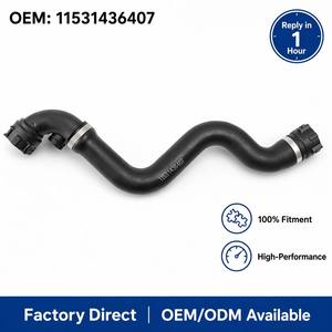 11531436407 Tubo dell'Acqua per Sistema di Raffreddamento Motore Auto, da Serbatoio di Espansione a <span class=keywords><strong>Radiatore</strong></span> per <span class=keywords><strong>BMW</strong></span> - Product Image 1