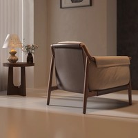 Canapé-lit en cuir véritable de luxe, design moderne, en bois massif, de haute qualité, pour appartement et hôtel