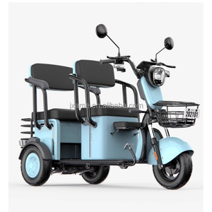 Triciclo Eléctrico para Adultos de 3 Ruedas, 600W, 48V, con Canasta Delantera y Trasera, Gran Oferta 2025 - Product Image 1