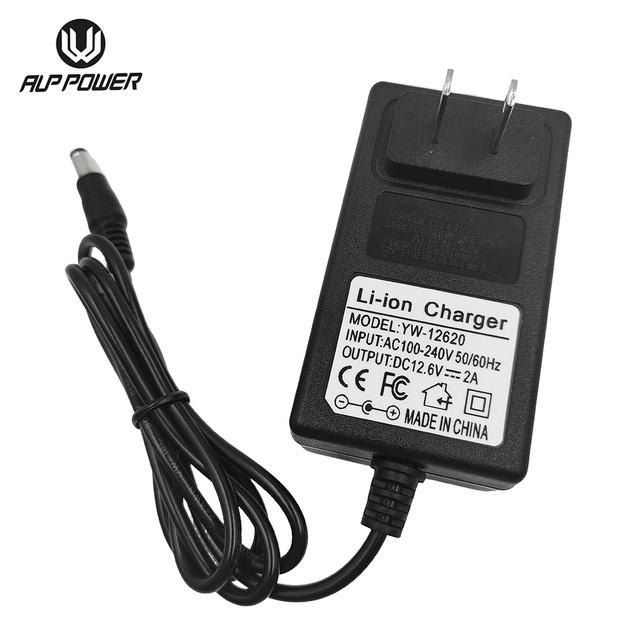 AC DC Power Adapters 12.6V 2A Lithium Iion Battery Charger Wall Charger Li-ion Battery Charger