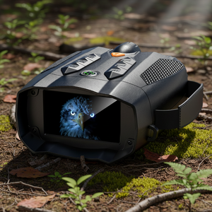 Binocolo Portatile HD a Infrarossi con Schermo da 3.0" 1080P Zoom 10x Visione Notturna 800m per Osservazione Caccia di Cinghiali, Cervi e Animali Selvatici - Product Image 1