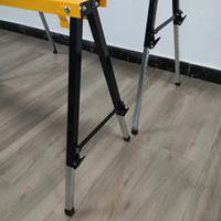 Table de travail pliante en métal durable pour le travail du bois, vente directe usine, rangement facile, disposition personnalisable, garantie 1 an