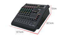 Console de mixage active professionnelle ELM DS-06 250W 6 canaux 256 DSP avec son parfait pour DJ
