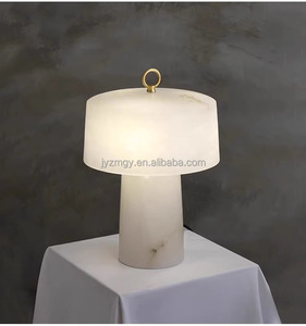 JYLIGHTING Lámpara de Mesa Elegante Estilo Chino Base de Mármol Natural Luz de Lujo en Forma Ovalada para Sala de Estar Estudio <span class=keywords><strong>Gran</strong></span> Estilo AC - Product Image 3
