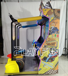 USA Produits populaires Machine de jeu à pièces Cat and Mouse Kids <span class=keywords><strong>Video</strong></span> Car Racing and Moto Arcade Games - Product Image 4