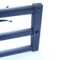 Extenseur de benne universel JIZHENG en aluminium réglable 110-160 cm, robuste, pour camionnettes Silverado Navara, directement de l'usine