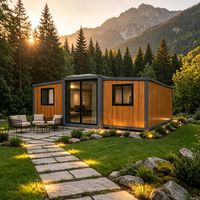 Maison Modulaire Préfabriquée de Luxe à 3 Chambres, Extensible, Portable, Respirante, Anti-Ouragan, Design Moderne, Durabilité 30-40 Ans