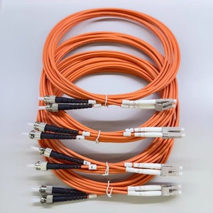 Câble de raccordement FTTH LSZH multimode OM2 duplex LC/UPC vers ST/UPC en fibre optique - Product Image 4
