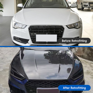 Nouveau capot moteur avant en fibre de carbone 2016-2024 pour Audi A5 - Installation par visserie / Amélioration - Product Image 2