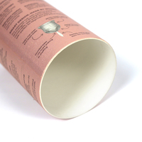 Tube de papier holographique imprimé avec logo personnalisé direct d'usine boîte-cadeau de cylindre de forme d'emballage de coupe menstruelle