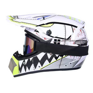 산악 자전거 고글 3종 세트가 포함된 오프로드 헬멧, 풀페이스 폭스 레이싱 헬멧 - Product Image 2